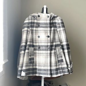Zara A-Line Pleated Coat